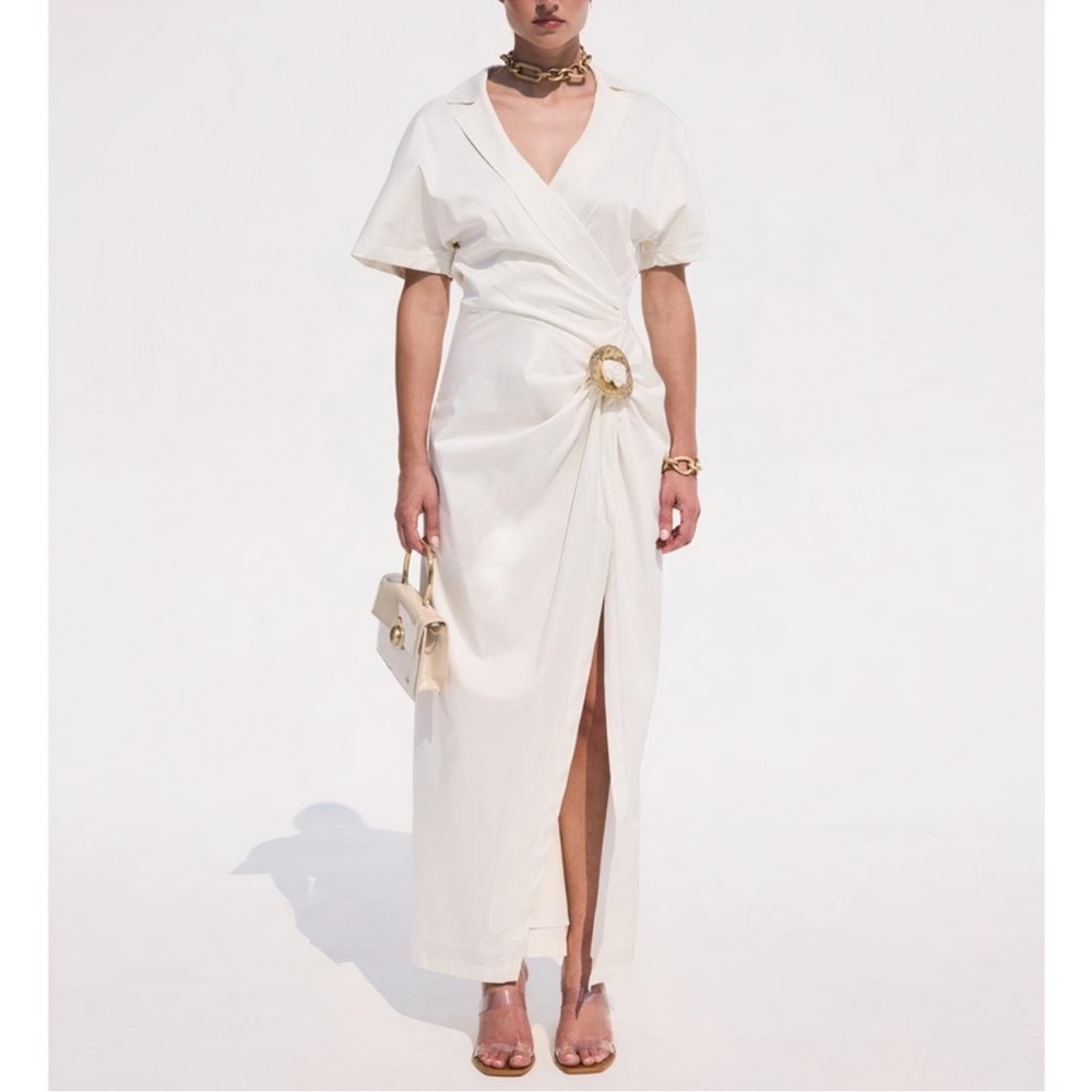Cult Gaia Calista Dress in White